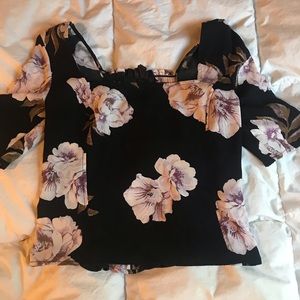 Floral crop top